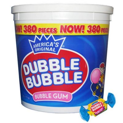 Dubble Bubble Bubblegum - Original - 380ct Tub