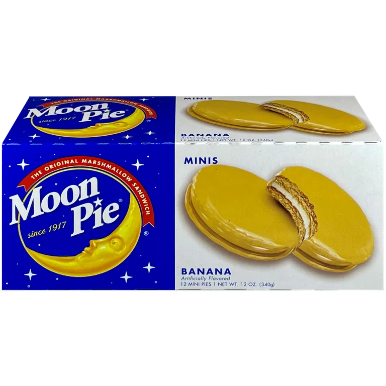Moon Pie Mini Banana 12pck / 12Oz