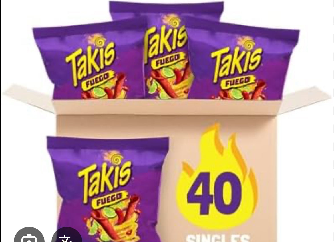 Takis Fuego 40ct 1oz bag