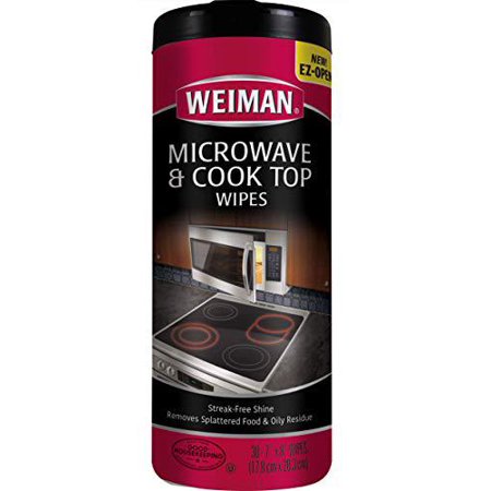 Weiman Products Cook Top & Microwave Wipes, 30 ct - Case of 4