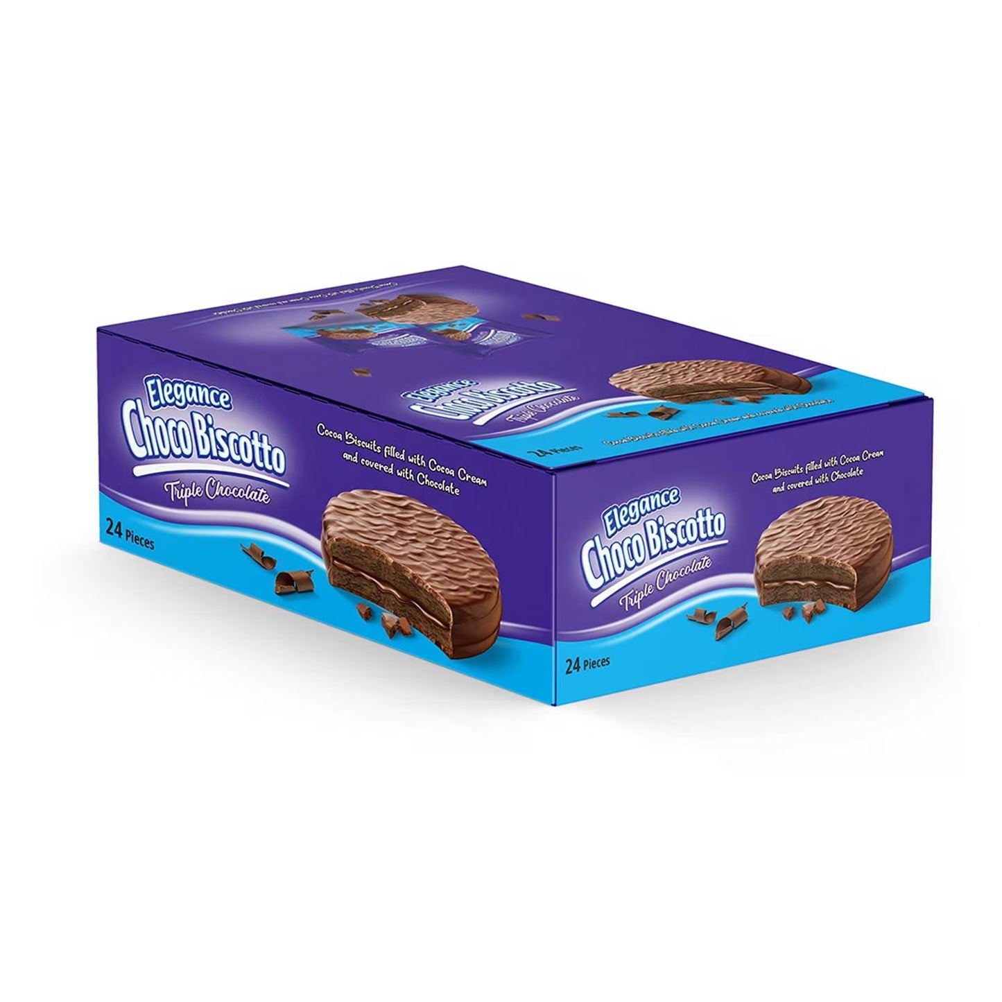 Elegance Biscotto Cocoa Biscuit Triple Chocolate, 24-26g
