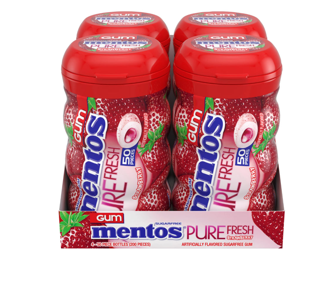 Mentos Pure Fresh Gum strawberry 200.0 PIECE(S)