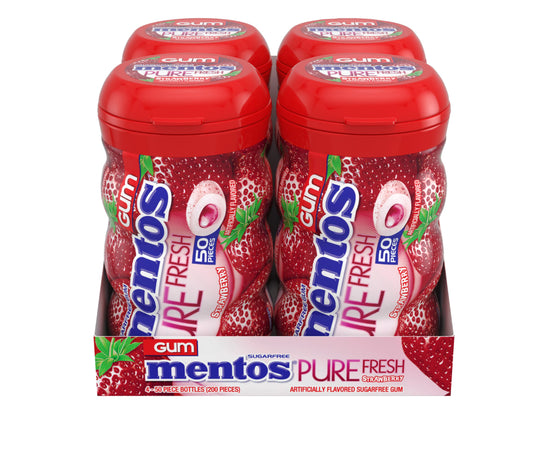 Mentos Pure Fresh Gum strawberry 200.0 PIECE(S)