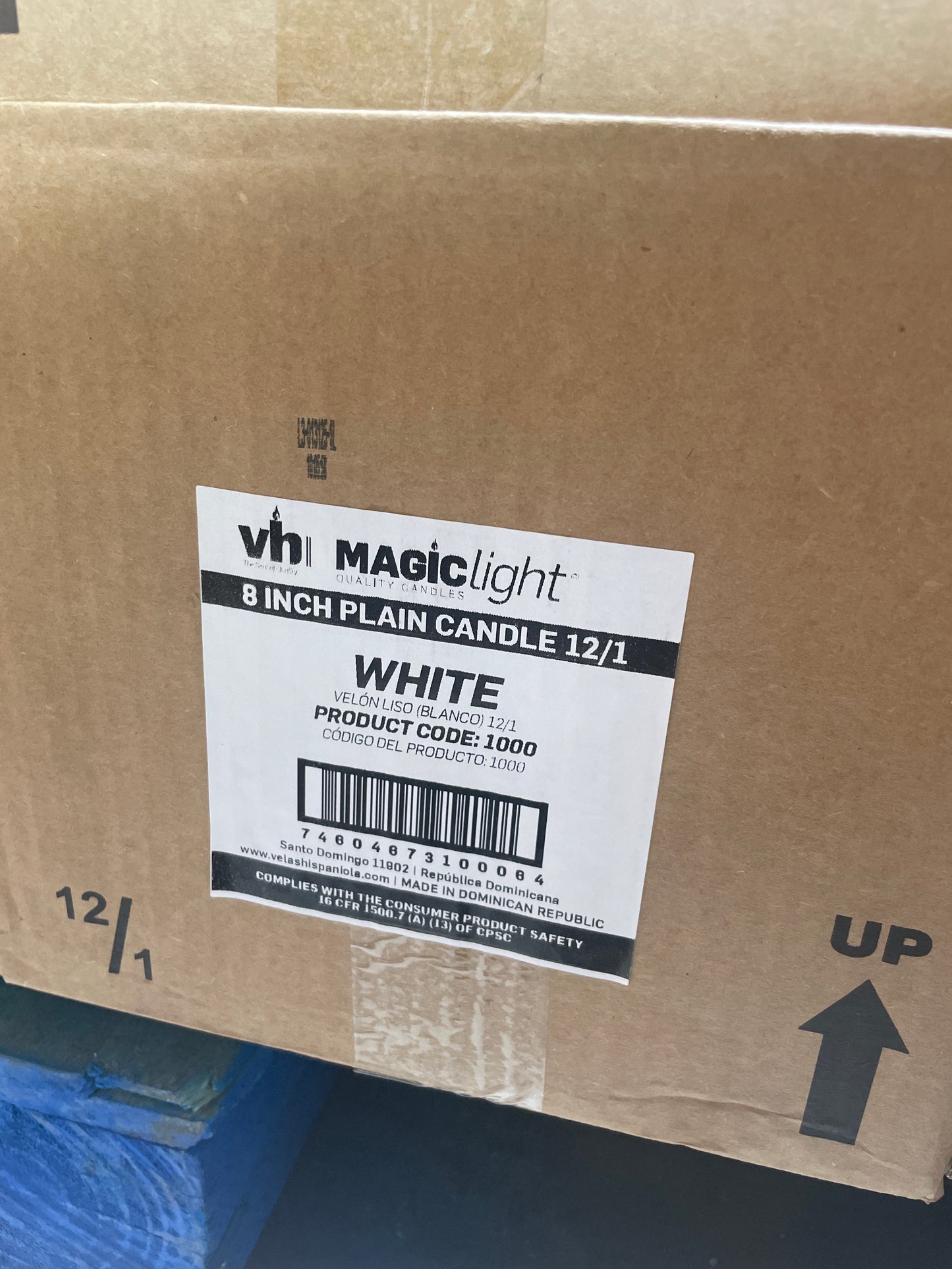 Sacred Light Candles White 12-9Oz