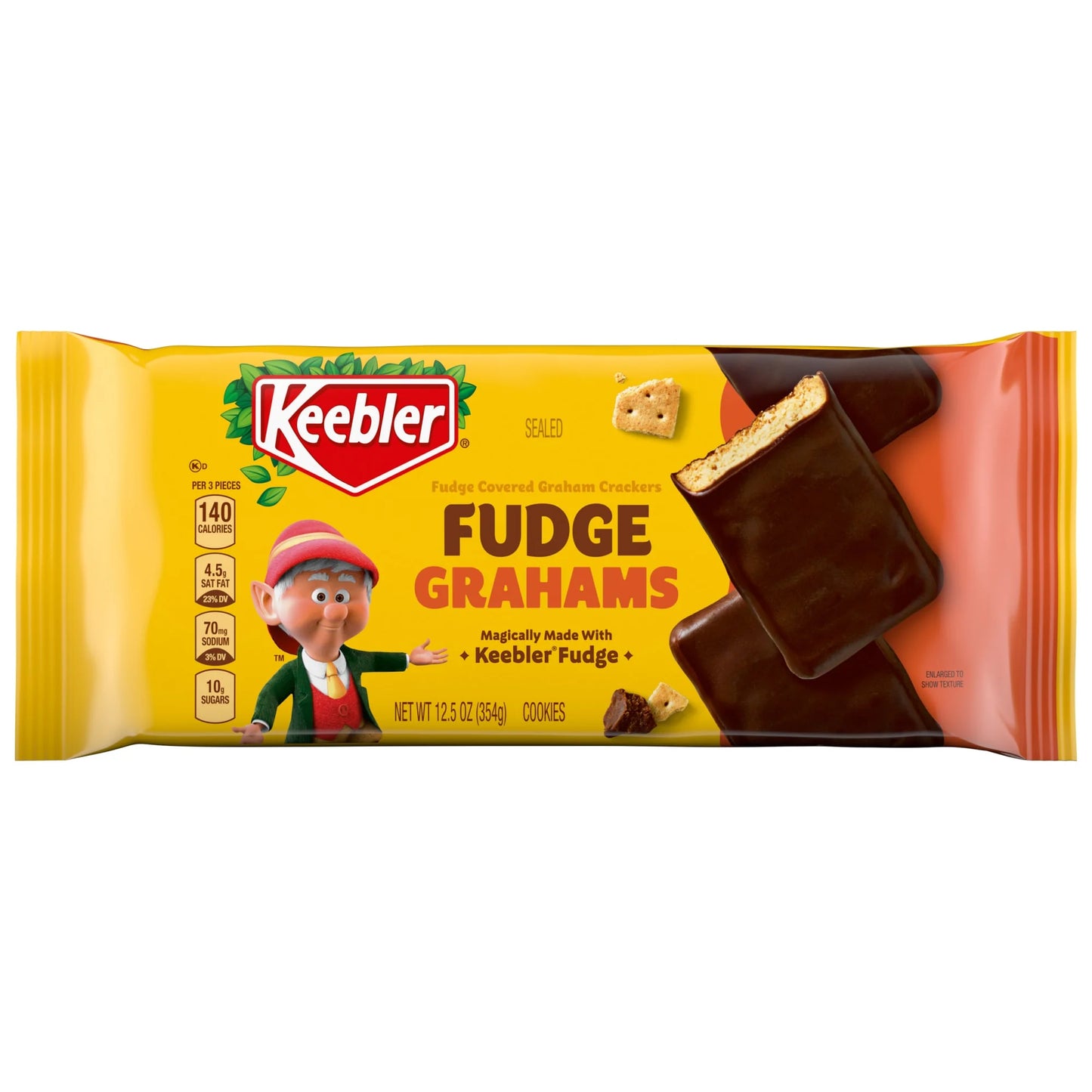 Keebler Fudge Grahams Cookies 12.5Oz