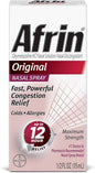 Afrin Nasal Spray Original Medicine 0.5Oz, (6 Count)