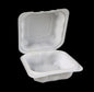 The Packaging Source 60 PP 6x6 Hinged Container 250ct