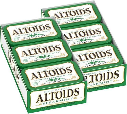 Altoids Strong Mints Spearmint 1.76Oz, (12 Count)
