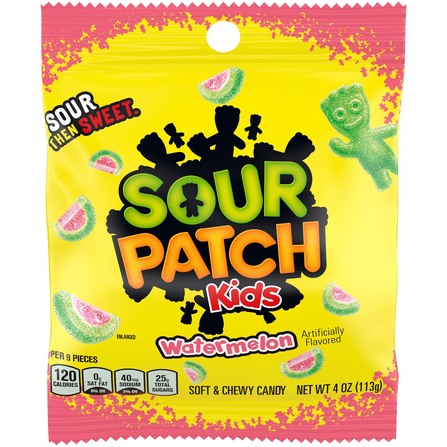 Sour Patch Watermelon Candy Bag, 4 Ounce, 6 Pack