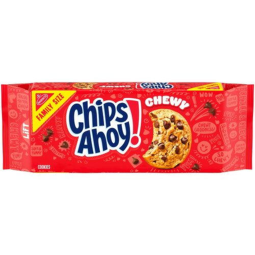 Chips Ahoy Chewy Family Size Cookies 1LB 13Oz