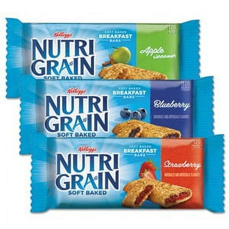 Nutri-Grain Cereal Bars, Variety Pack, 1.3 Oz, 36 Ct