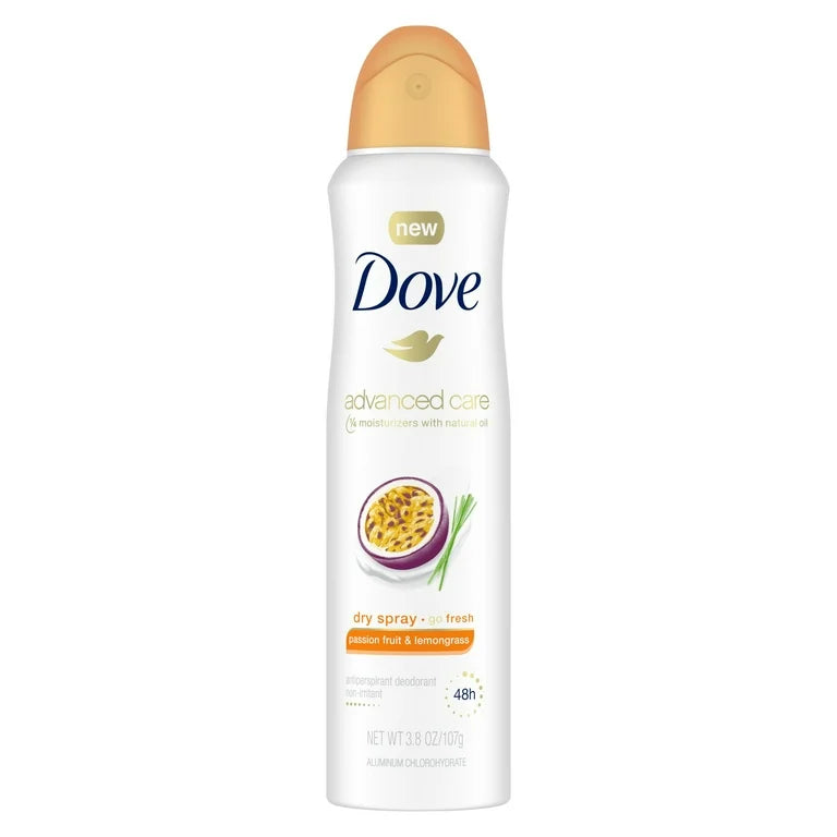 Dove Passion Fruit And Lemongrass Spray 6 x 150ML