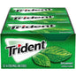 Trident Spearmint Sugar Free Chewing Gum with
