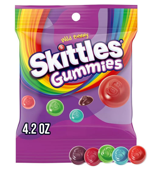 Skittles Gummies Wild Berry 5oz bag 24pck