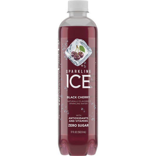 Sparkling Ice® Naturally Flavored Sparkling Water Black Cherry 17 Fl Oz