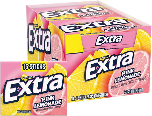 Extra Gum Pink Lemonade Slim 15Pck