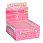Elements Pink Rolling Papers - King Size Slim 50pc Display -