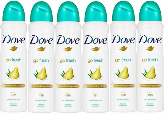 Dove Pear & Aloe Vera Antiperspirant Deodorant Spray – Pack of 150ml, 48h protection