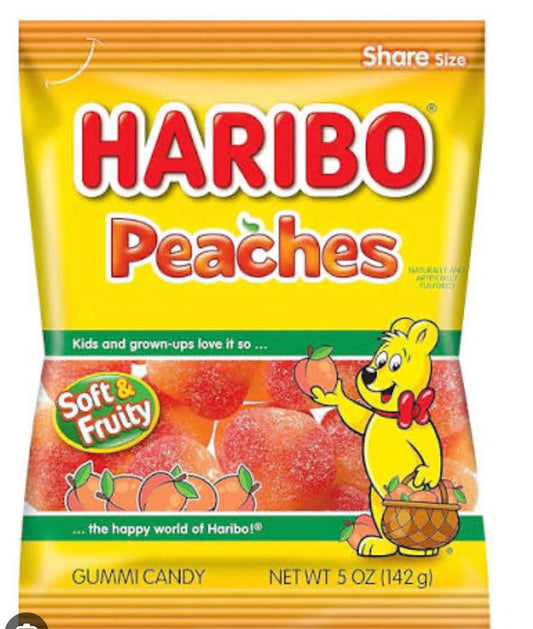 Haribo Peaches 12-4Oz Hangable