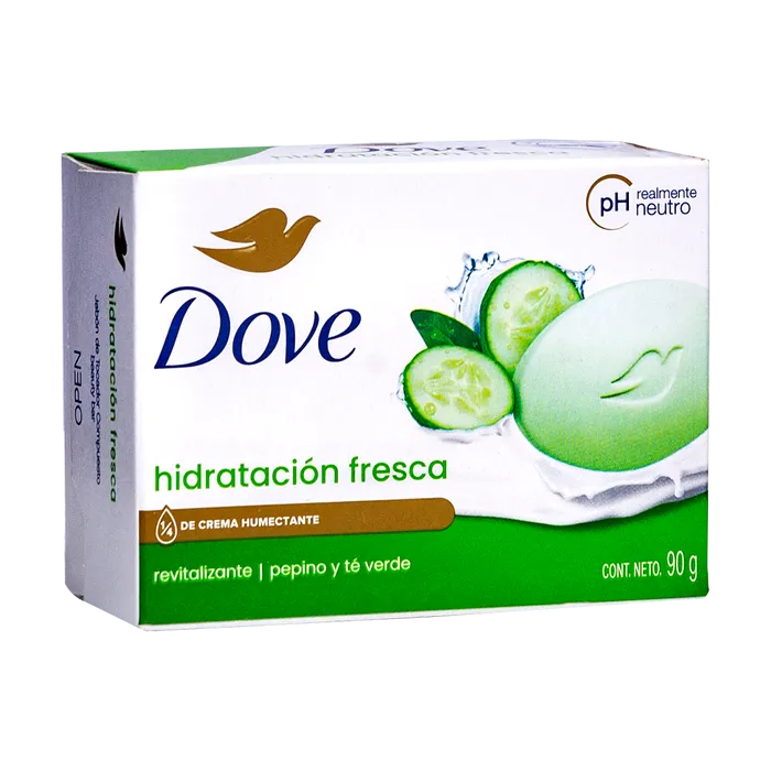 Dove Hidratacion Fresca soap bar 90g green