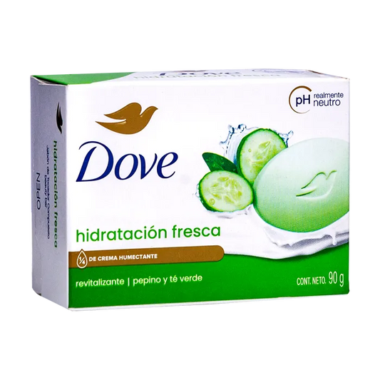 Dove Hidratacion Fresca soap bar 90g green