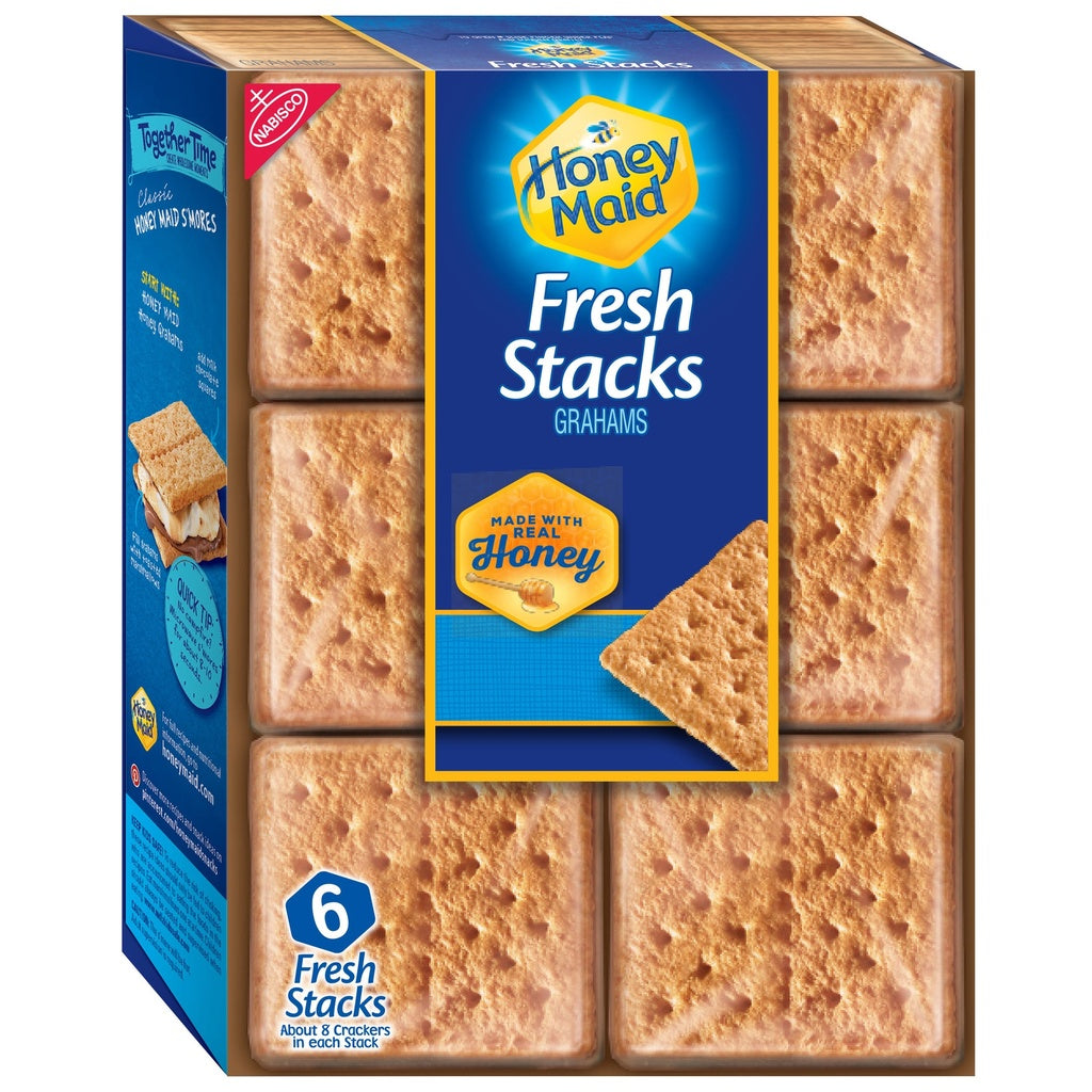 Honey Maid Fresh Stacks Graham Crackers Travel Snacks - 12.2oz/6ct