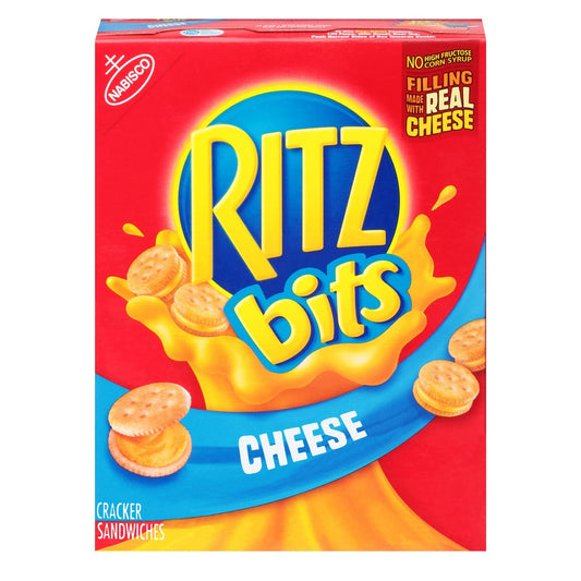 RITZ Bits Cheese Sandwich Crackers Lunch Snacks - 8.8oz