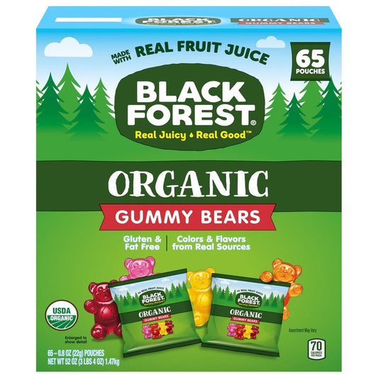 Black Forest Organic Gummy Bears 0.8 Ounce (65 Count)