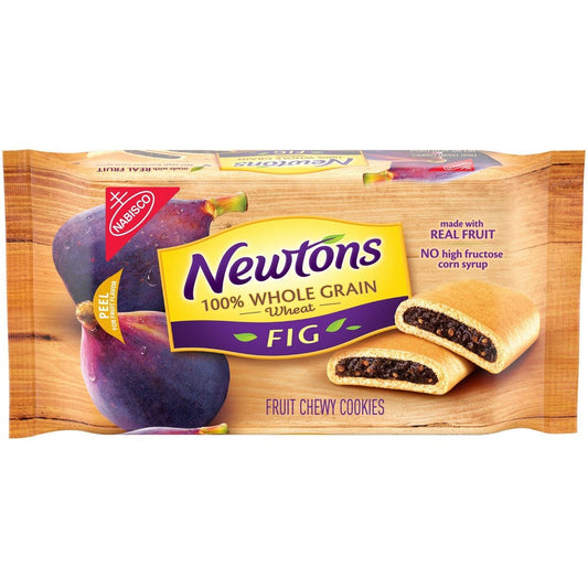 Newtons 100% Whole Grain Wheat Soft & Fruit Chewy Fig Cookies  10 Oz Pack