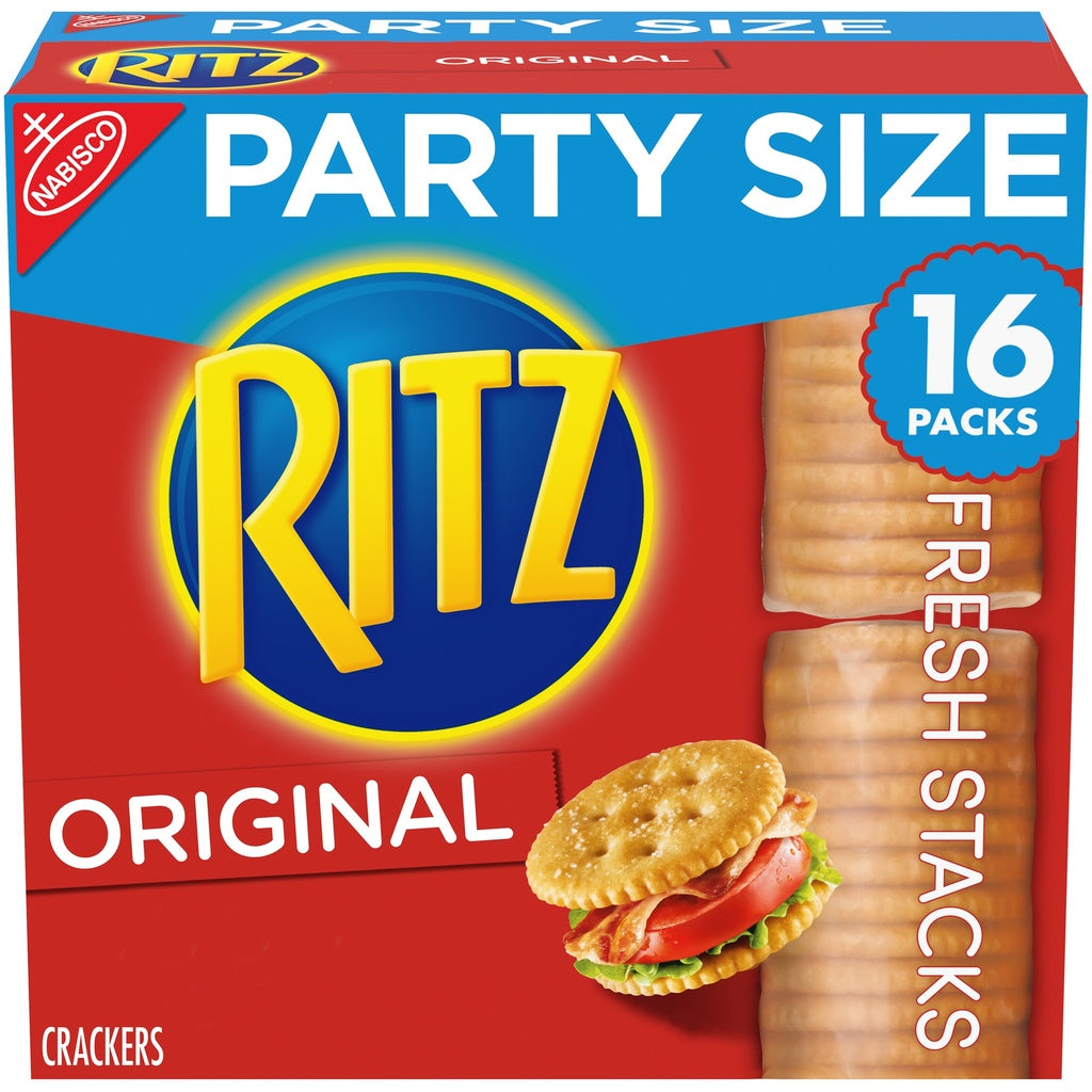 RITZ Fresh Stacks Original Crackers  Party Size  23.7 Oz (16 Stacks)