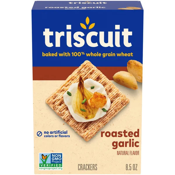 Triscuit Roasted Garlic Whole Grain Wheat Crackers - 8.5oz