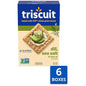 Triscuit Dill, Sea Salt & Olive Oil Whole Grain Wheat Crackers, Lunch Snacks, Bulk Snack Crackers, 8.5 oz