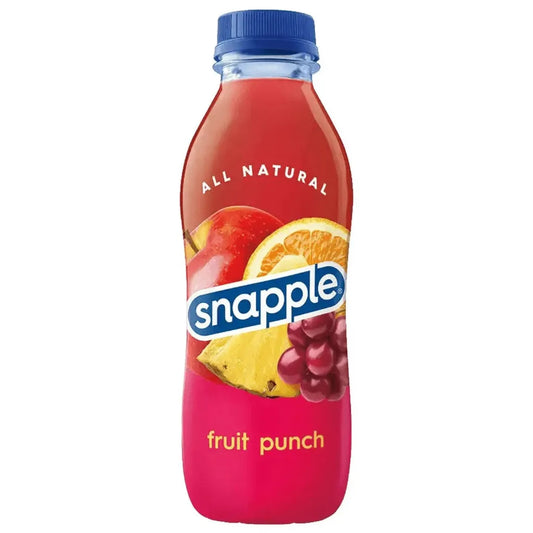 Snapple Juice Fruit Punch, 16 Fl. Oz, 24 Pack