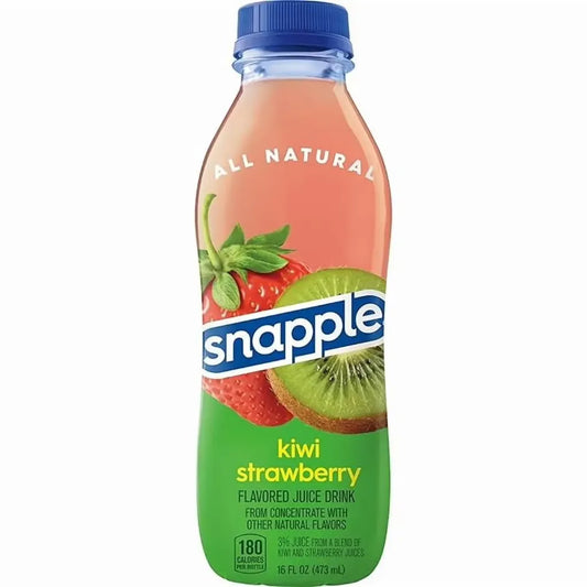 Snapple Kiwi Strawberry Juice Drink, 16 oz,24 pack