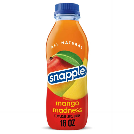 Snapple Mango Madness Juice Drink, 16 fl oz, 24 pack
