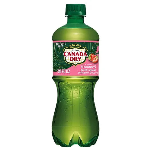 CANADA DRY 20FLOZ STRAWBERRY GINGER ALE 24pk