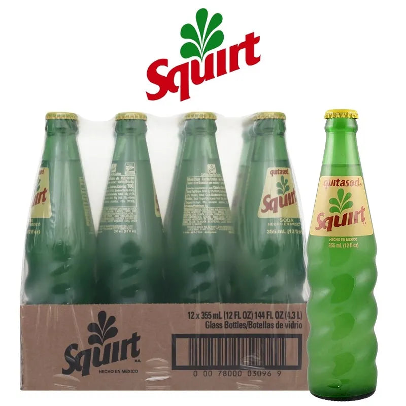 Squirt Glass Bottle 12oz – 12 / Case