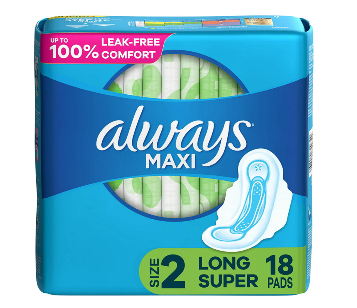 Always MAXI Size 2/ 18 Pads
