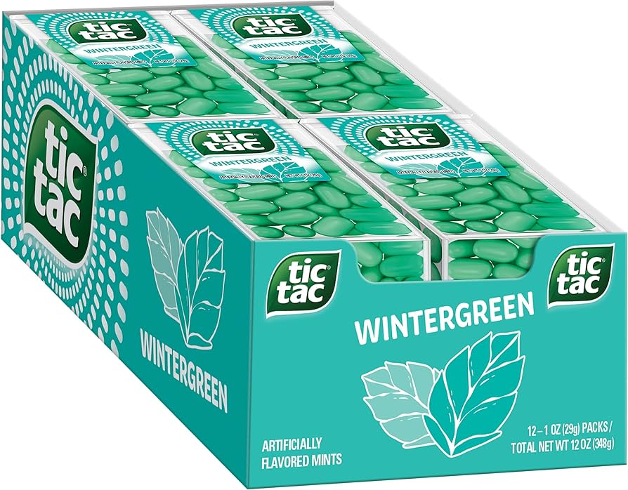 Tic Tac Wintergreen 1.7Oz, (12 Count)
