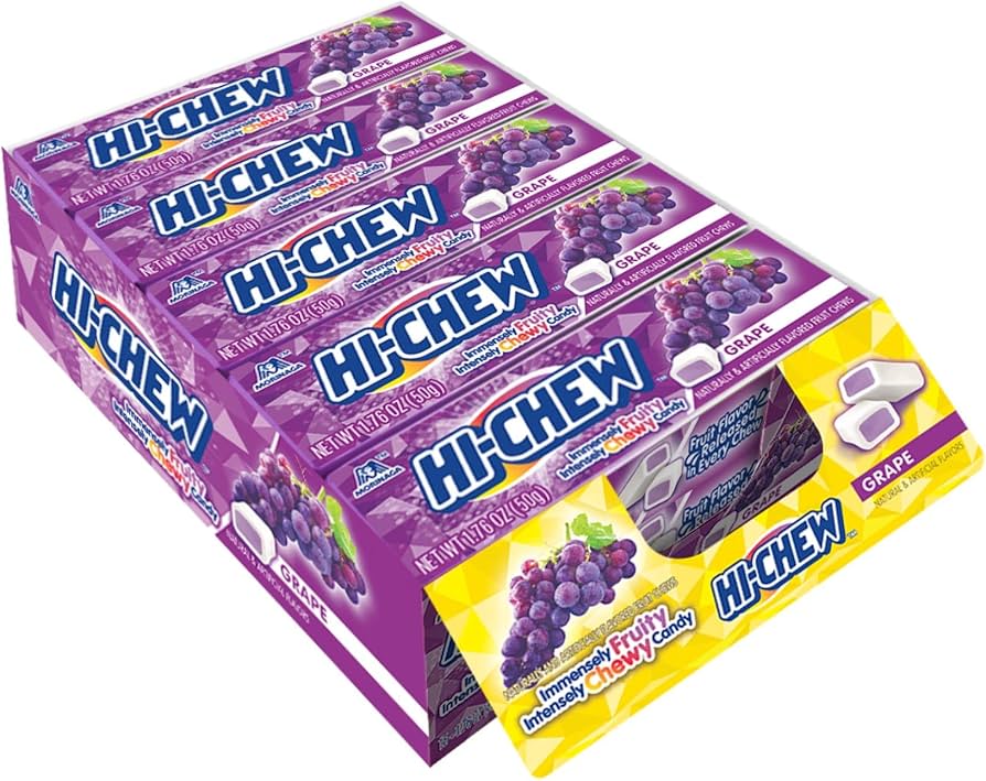 Hi-Chew Grape Fruit Chews - 1.76-oz. Bar
