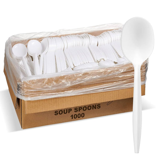 Individual Medium White Spoon