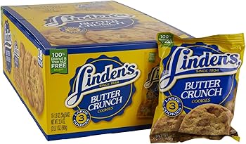 Butter Crunch Cookies – Classic Crunchy Butter Cookies, 24 Pack