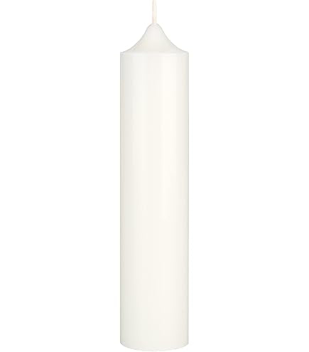 Star Candle White 8” (12 Count)