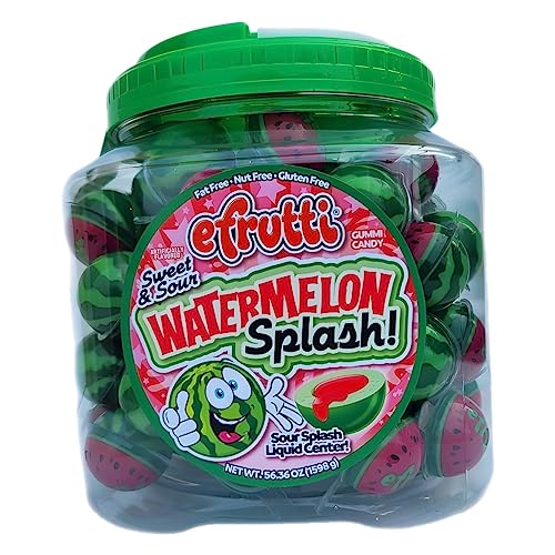 Efrutti Watermelon Splash 85 Count Tub