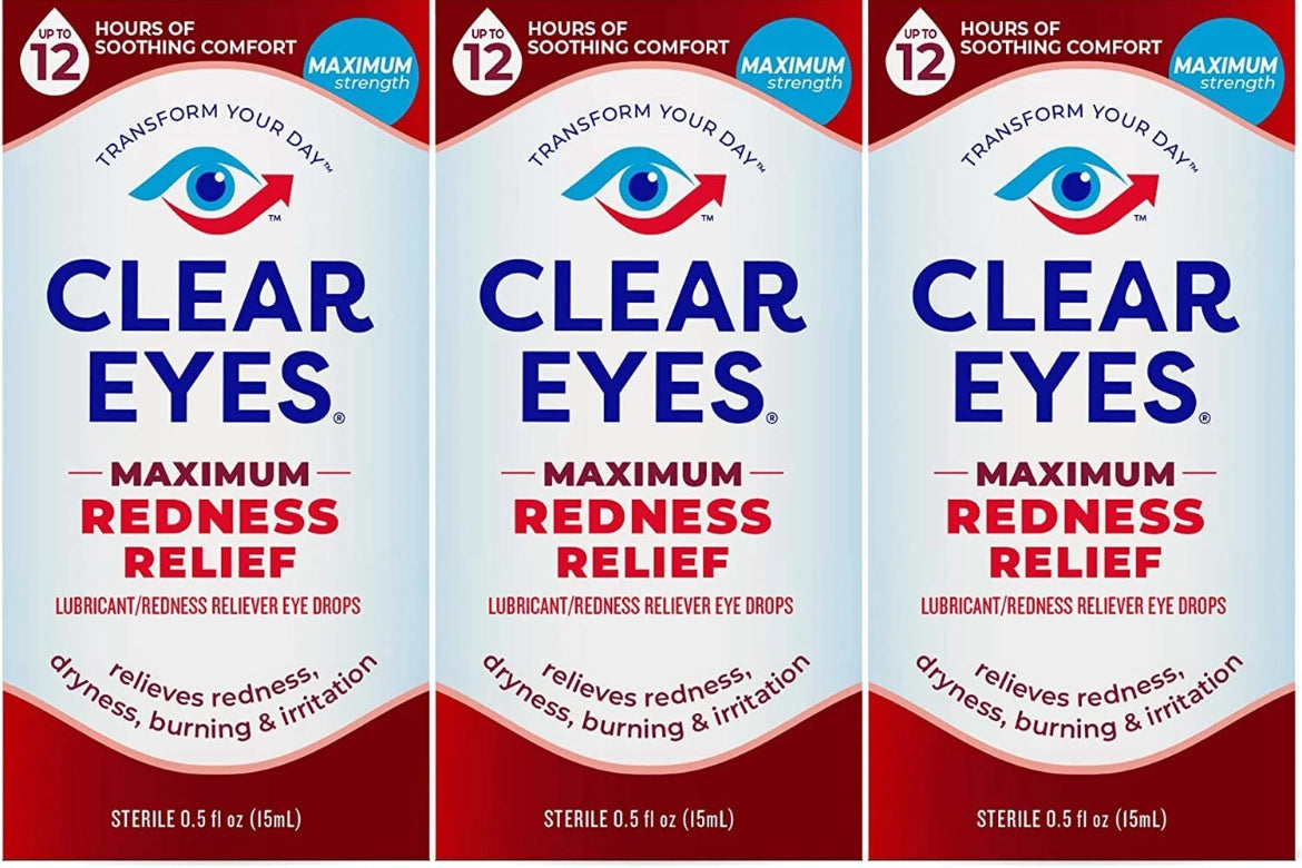 Clear Eyes Maximum Redness Relief 6-0.5Oz