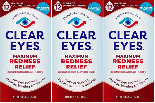 Clear Eyes Maximum Redness Relief 6-0.5Oz