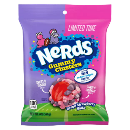 Nerds Clusters Grape + Strawberry – 3 oz bag
