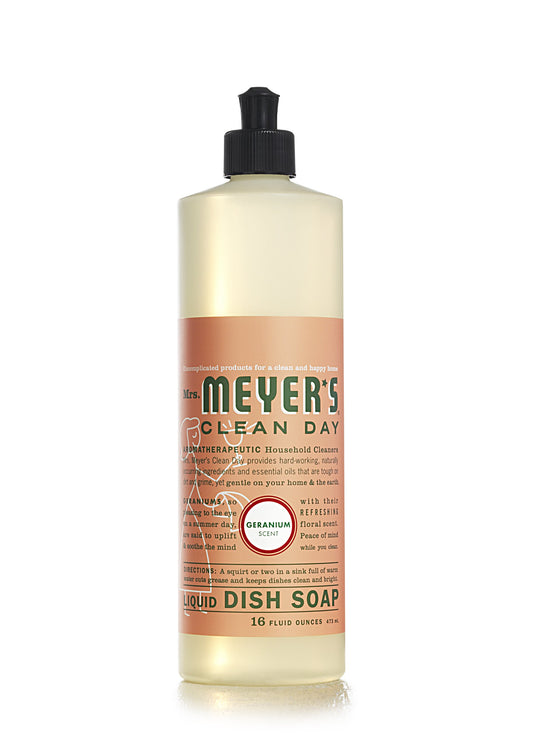 Mrs. Meyers Clean Day, Dish Soap, Geranium Scent, 473ml
