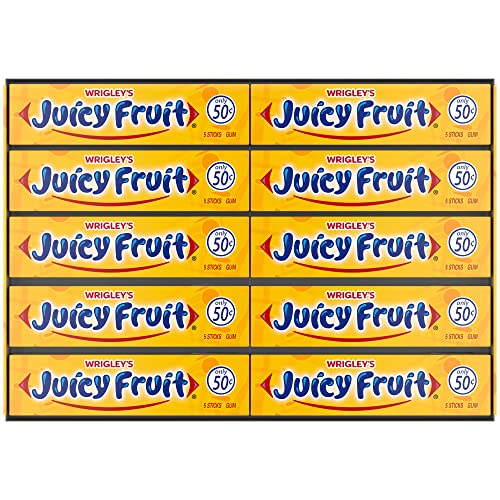 WRIGLEY S JUICY FRUIT Chewing Gum Bulk Pack 5 Stick (Pack of 40)50c