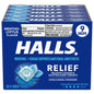Halls Relief Mentho-Lyptus Menthol Flavor Cough Drops, 20 Packs